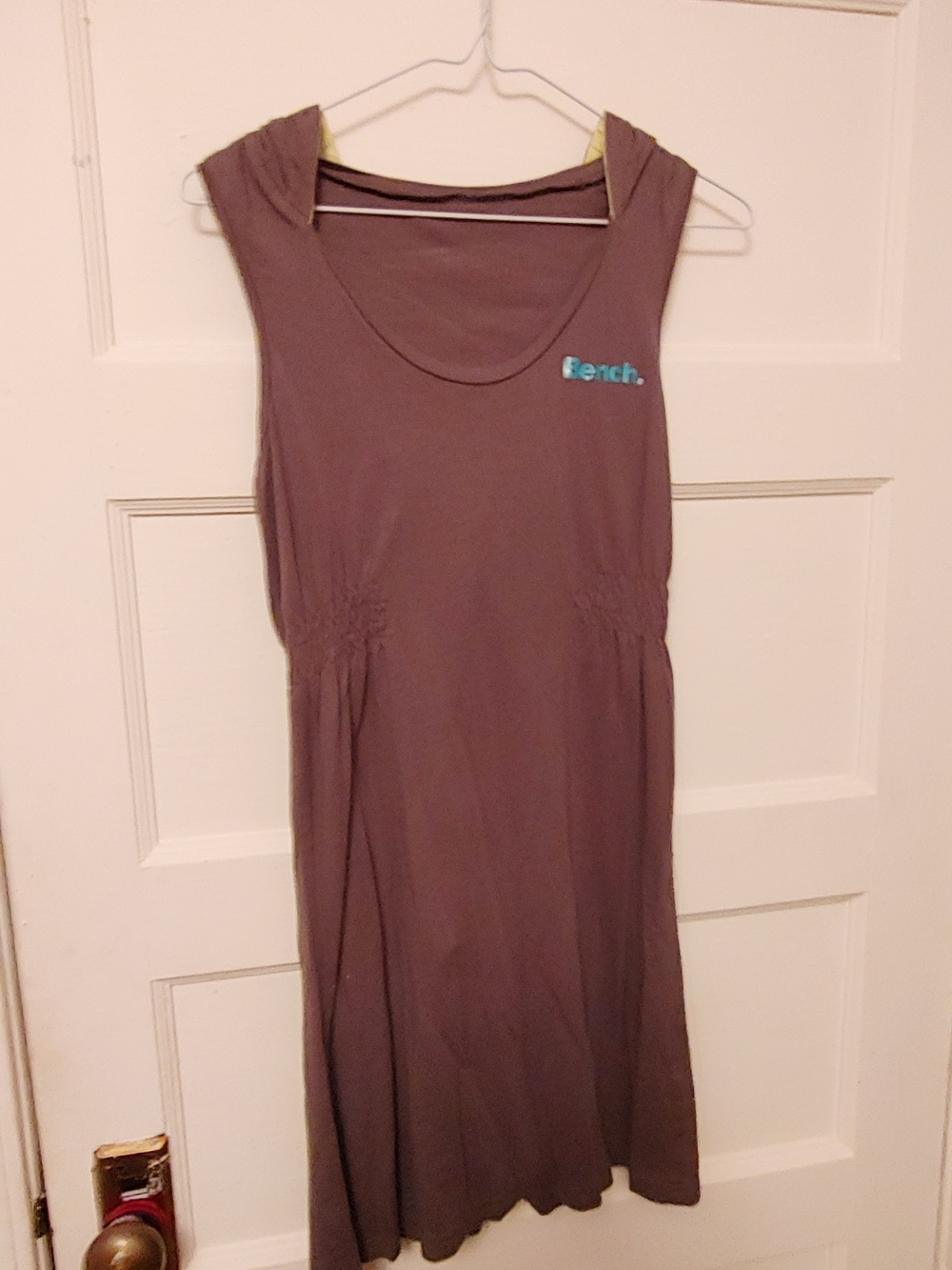 Bench Mauve Tank Midi Dress with Mint Logo